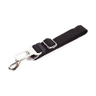 Benson Verstelbare honden autogordel - 70 cm - Zwart - Sterk en zacht materiaal
