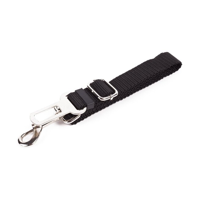 Benson Verstelbare honden autogordel - 70 cm - Zwart - Sterk en zacht materiaal