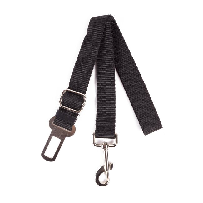 Benson Verstelbare honden autogordel - 70 cm - Zwart - Sterk en zacht materiaal