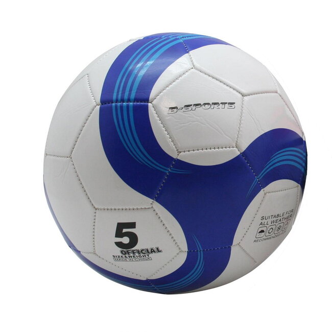 Benson Voetbal - Maat 5 - 260 gram - Ø 23 cm - Duurzaam kunstleer - Mixkleur