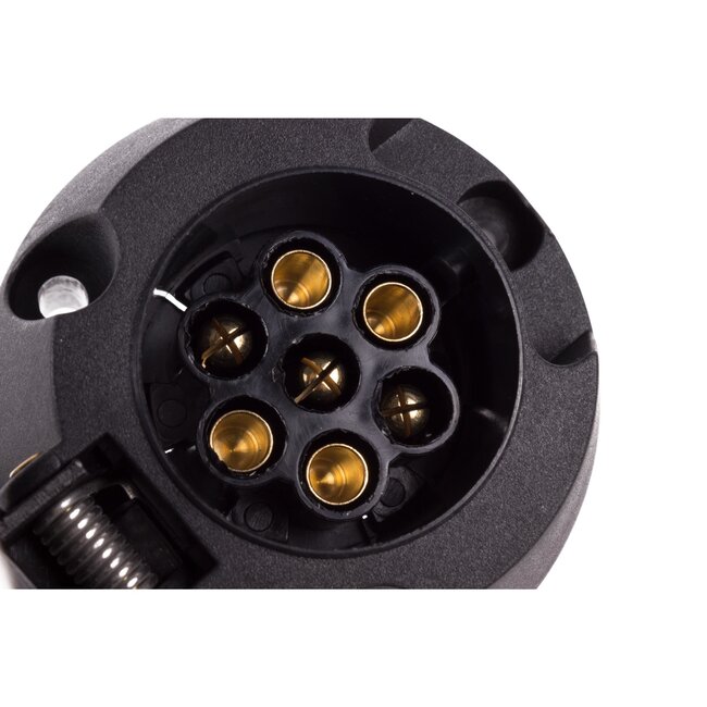 Benson 7-polige stekkerdoos - kunststof - universeel - 12 volt - robuust ontwerp