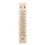 Benson Houten thermometer - binnen en buiten - -40 tot +50 graden - met ophangoogje