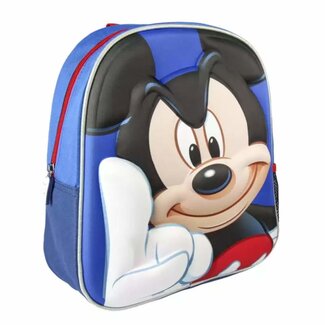 3D Schooltas - Rugzak - Mickey Mouse - Blauw