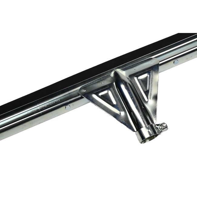 Benson Vloertrekker - Metaal met dubbel rubber - 75 cm - Zwart