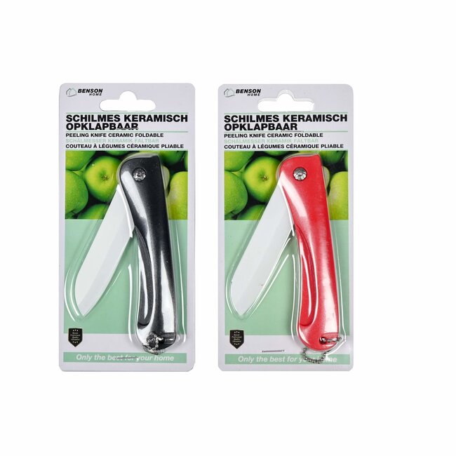 Benson Keramisch opklapbaar zakmes - ultrascherp en lichtgewicht - 78 mm lemmet