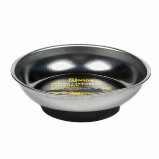 Benson Schroef- en spijkerbak met magneet - Ø 10 cm - roestvrij staal - antislip