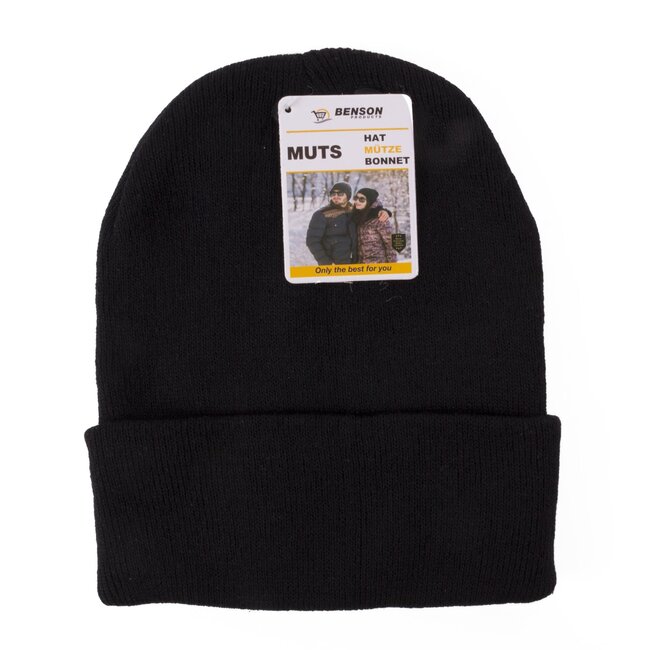 Benson Warme beanie muts - One size - Kleurmix - Assorti