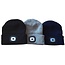 Benson Warme muts met oplaadbare LED-verlichting - Mix kleur - Drie lichtstanden