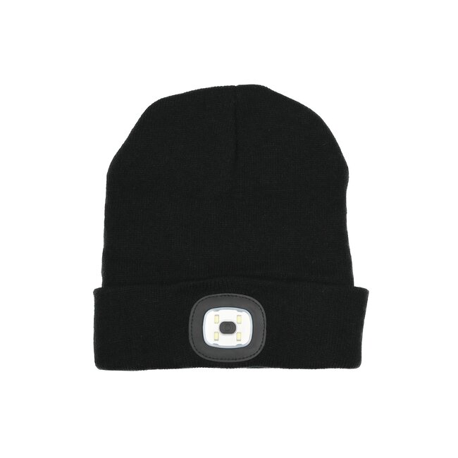 Benson Warme muts met oplaadbare LED-verlichting - Mix kleur - Drie lichtstanden