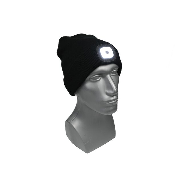 Benson Warme muts met oplaadbare LED-verlichting - Mix kleur - Drie lichtstanden