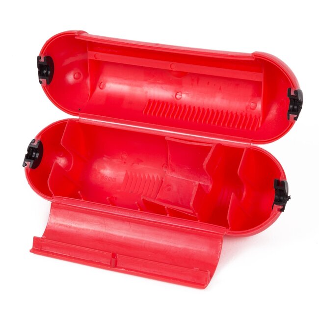 Benson Veiligheidsbox voor stekkerverbindingen - spatwaterdicht - rood - Ø 65 mm - 21 cm