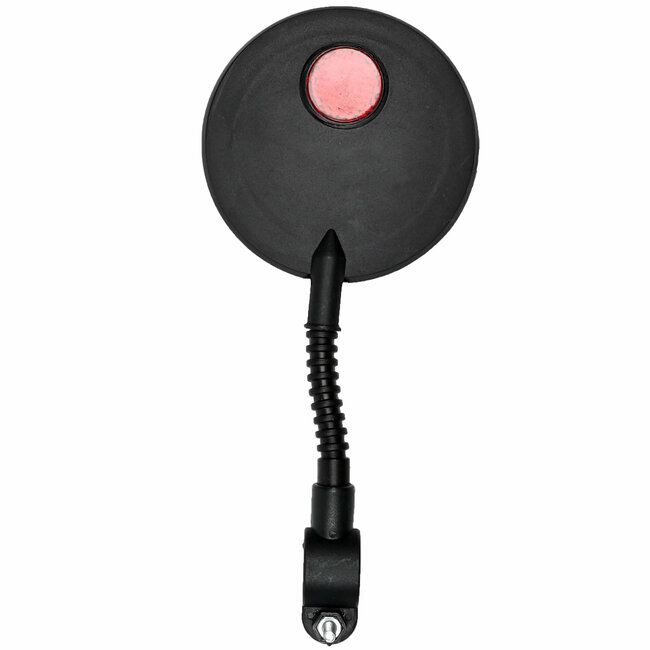 Benson Ronde fietsspiegel - Ø 80 mm - Flexibel - Reflector - Zwart