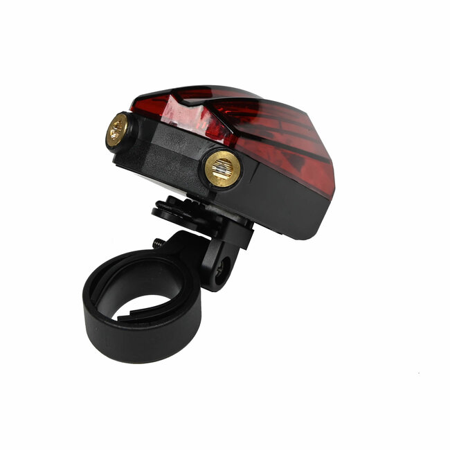 Benson Fietsachterlicht - 5 LED - Laserstralen - 2 Functies - Spatwaterdicht