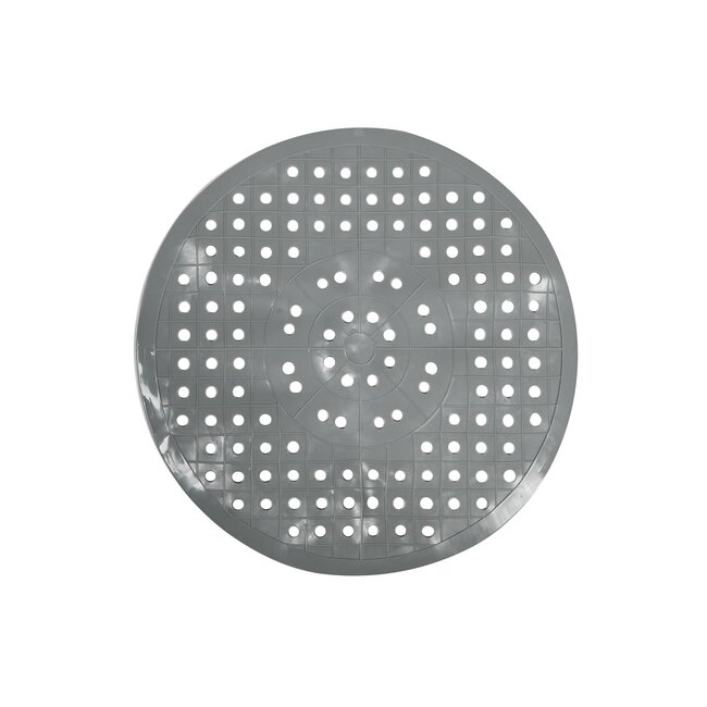 Benson Ronde gootsteenmat - PVC - Beschermend - Grijs - Ø 28 cm