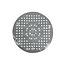 Benson Ronde gootsteenmat - PVC - Beschermend - Grijs - Ø 28 cm