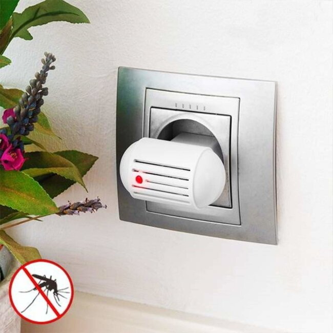 Benson Insectenverdrijver - Hoge frequentie - Geluidloos - 230 Volt - Wit