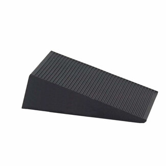 Benson Flexibele deurstopper - rubber - zwart - 16 mm - per stuk