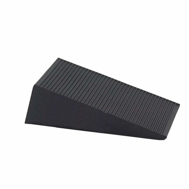 Benson Flexibele deurstopper - rubber - zwart - 16 mm - per stuk