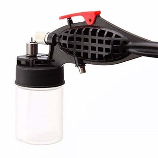 Hofftech Airbrush pistool - 0.5 mm nozzle - 8-delig - Single-actie - 1.5 meter slang