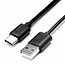 Benson USB-kabel Type C - 2 meter - Zwart - Snelle dataoverdracht - Flexibele PVC-mantel
