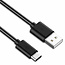 Benson USB-kabel Type C - 2 meter - Zwart - Snelle dataoverdracht - Flexibele PVC-mantel