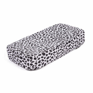 Lastpak Bagagedragerkussen - Animal Dots - Comfortabel en Trendy - 32 x 15 x 5 cm - Wit/Zwart