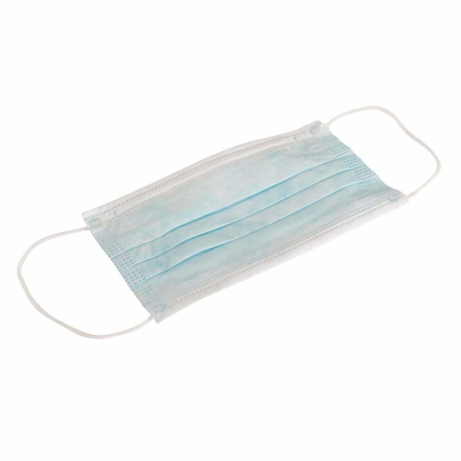 Benson Wegwerpmaskers - 3-laags - Antibacterieel - Verstelbaar - 20 stuks