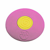 Westcott Gum - Microban - Rond - Roze/Geel Westcott Gum - Microban - Rond - Roze/Geel