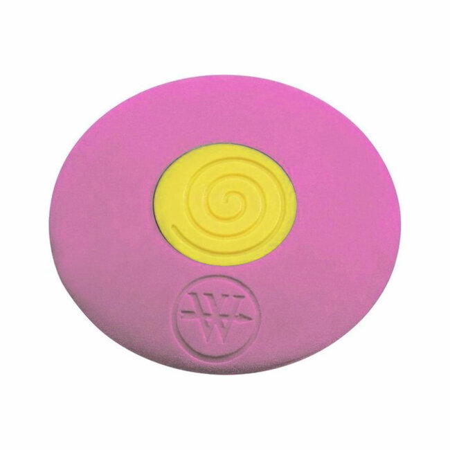 Westcott Ronde gum met microban-technologie - Roze/Geel - Antibacterieel