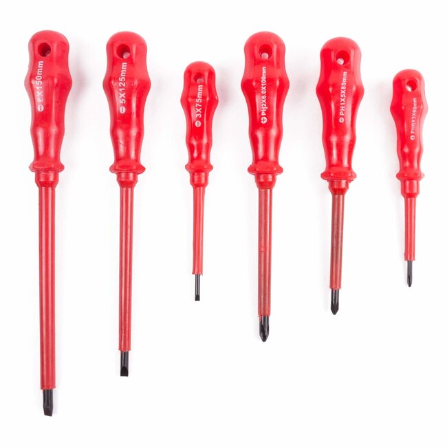 Benson Schroevendraaierset - 6 delig - Elektrische bescherming - Veilig klussen