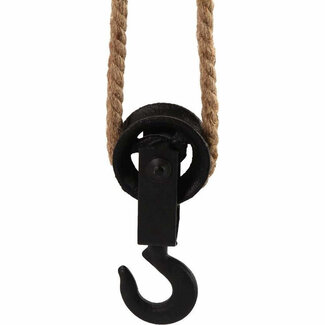 Benson Robuuste hijshaak - gietijzer - Ø 120 mm - zwart Benson Robuuste hijshaak - gietijzer - Ø 120 mm - zwart
