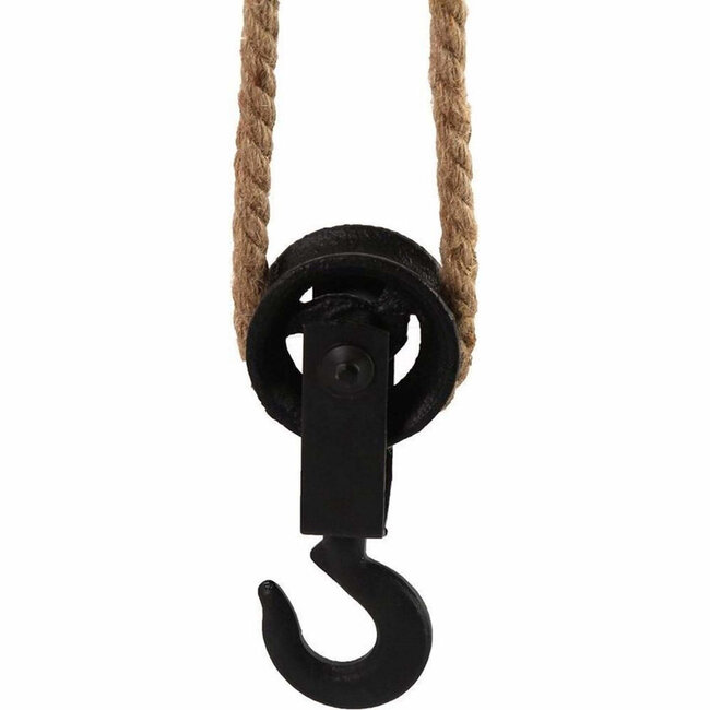 Benson Robuuste hijshaak - gietijzer - Ø 120 mm - zwart