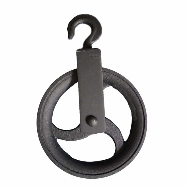 Benson Robuuste hijshaak - gietijzer - Ø 120 mm - zwart