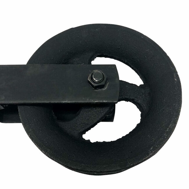 Benson Robuuste hijshaak - gietijzer - Ø 120 mm - zwart