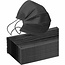 Benson Wegwerpmaskers - 3-laags - zwart - 50 stuks - antibacterieel - latexvrij