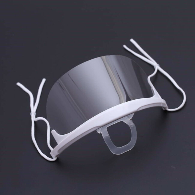 Benson Transparant mondkapje - kinsteun - comfortabele pasvorm - helder zicht