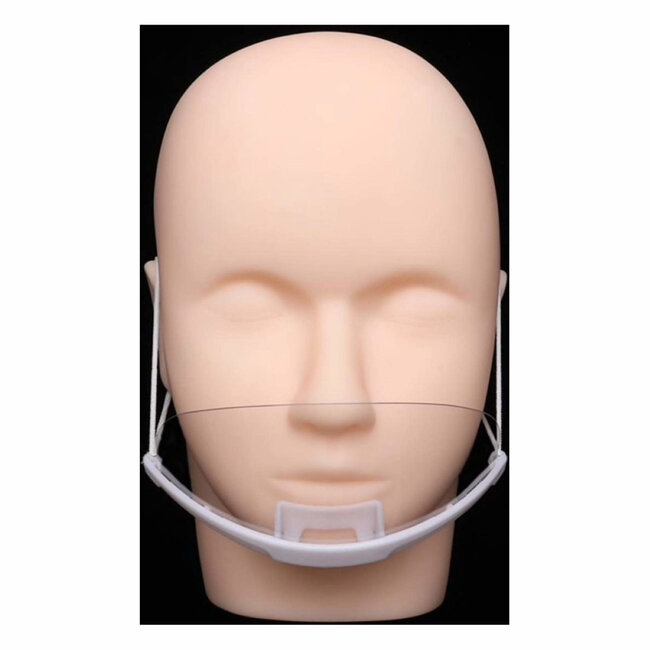 Benson Transparant mondkapje - kinsteun - comfortabele pasvorm - helder zicht