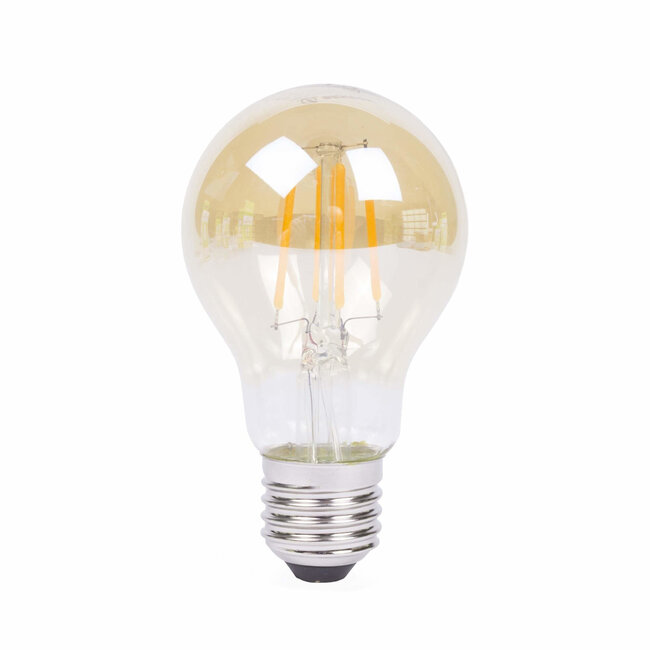 Benson Dimbare retro LED-lamp - warmwit 2200K - amber glas - E27 fitting - 4 watt