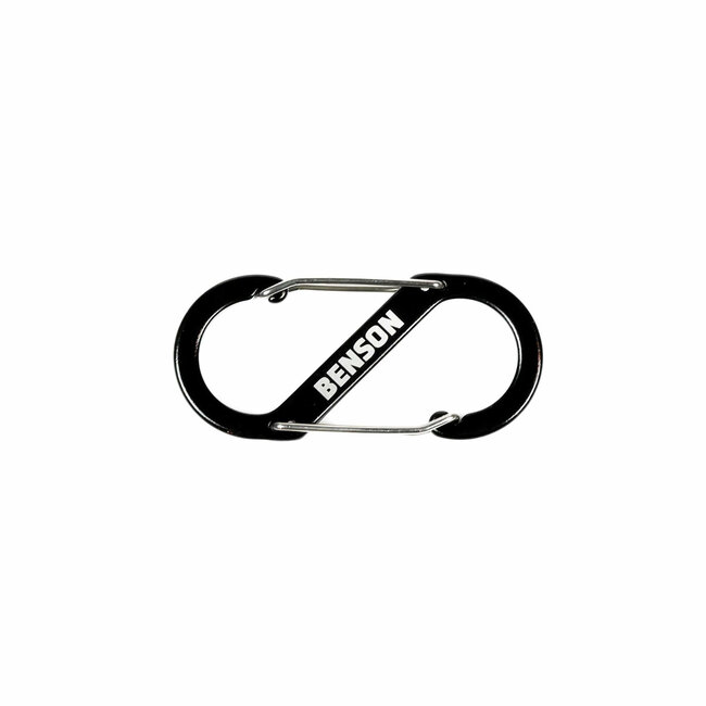 Benson Dubbele karabijnhaak - 40 x 90 mm - zwart - veelzijdig gebruik