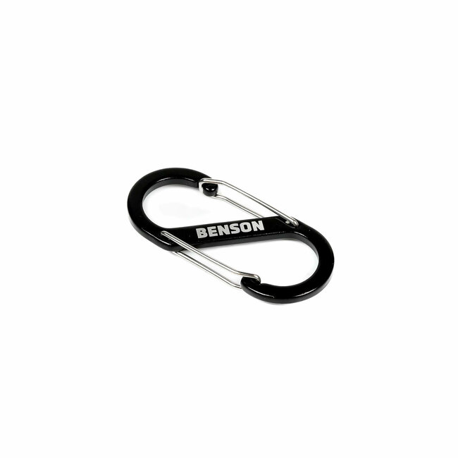 Benson Dubbele karabijnhaak - 40 x 90 mm - zwart - veelzijdig gebruik
