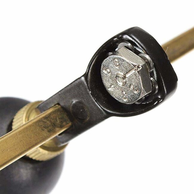 Silverline Glassnijder cirkelsnijder - wolfraamcarbide - verstelbare diameter 65-300 mm - messingkleurig - glas 2-8 mm