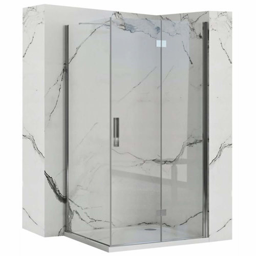 REA Moiler Zijwand 90 x 190 cm t.b.v. Molier Nisdeur - 6 mm - Chroom REA Moiler Zijwand 90 x 190 cm t.b.v. Molier Nisdeur - 6 mm - Chroom