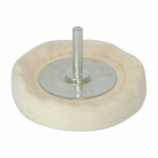 Silverline Polijstwiel - Vilt - Ø 75 x 12 mm - Voor Complexe Metaalvormen - Geschikt voor Boormachines