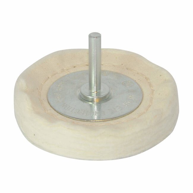 Silverline Polijstwiel - Vilt - Ø 75 x 12 mm - Voor Complexe Metaalvormen - Geschikt voor Boormachines