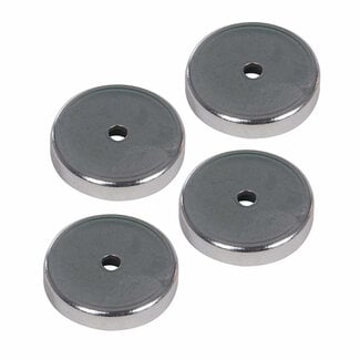 Silverline Ferrietmagneten - 7,2 kg trekkracht - 36 mm diameter - 4 stuks