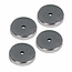Silverline Ferrietmagneten - 7,2 kg trekkracht - 36 mm diameter - 4 stuks