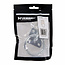 Fixman Kettingplaat met ring - gegalvaniseerd - 50 x 50 mm - roestbestendig