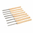 Silverline Houtbeitelset - 8-delig - Lange zachthouten handvaten - Stalen schachten - 360 mm