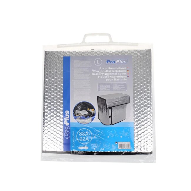 ProPlus Thermo-accuhoes - Winterbescherming - 88Ah tot 92Ah - Maat L - Klittenbandsluiting