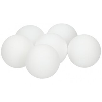 Slazenger Tafeltennisballen - Kunststof - Ø 40 mm - Wit - 6 stuks